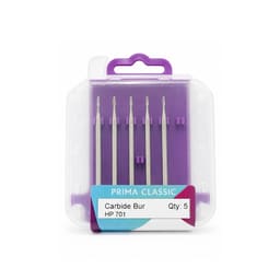 Prima Dental Carbide Straight Handpiece Burs 701 (Set Of 5 Burs)