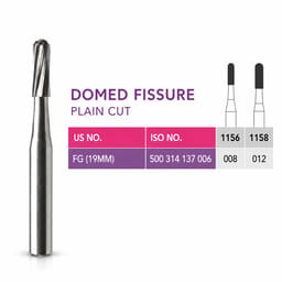 Prima Dental Domed Fissure Bur Plain Cut (For Airotor Only) # Pack Of 5 - 2