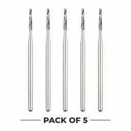 Prima Dental Lindemann Cross Cut Straight Handpiece Bur -162 (Pack of 5)