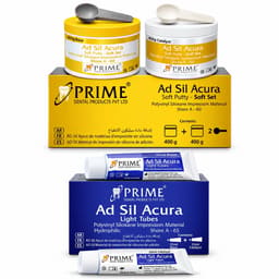 Prime Dental Ad-Sil Acura Soft Putty + Light Body Tubes
