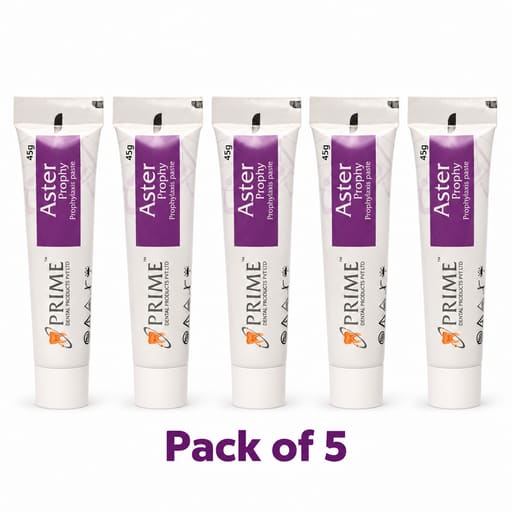 Prime Dental Aster Prophy - Lemon Flavour (Pack of 5) (Short Expiry 01-2027)
