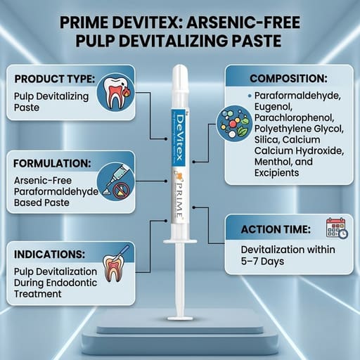 Prime Dental DeVitex Pulp Devitalising Paste