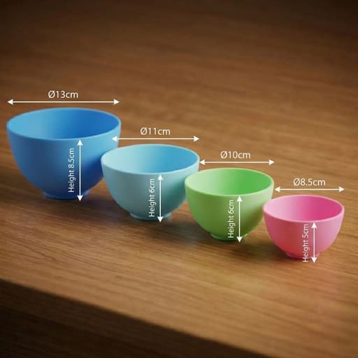 ET Dental Rubber Mixing Bowls