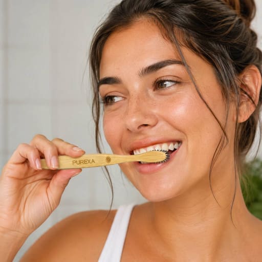 Purexa Bamboo Charcoal Adult & Kids Toothbrush Combo (Adult Pack of 5 | Kids Pack of 10)