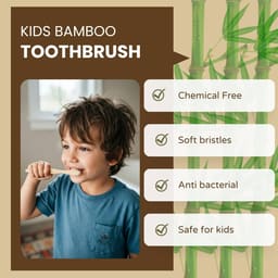 Purexa Bamboo Charcoal Adult & Kids Toothbrush Combo (Adult Pack of 5 | Kids Pack of 10) - 9