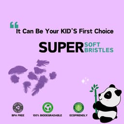 Purexa Bamboo Charcoal Adult & Kids Toothbrush with Q-Shape Copper Tongue Cleaner Combo (Pack of 5 Each) - 9