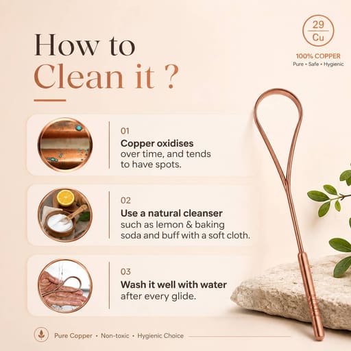 Purexa Bamboo Charcoal Adult Toothbrush & Q-Shape Copper Tongue Cleaner Combo (Pack of 5 Each)