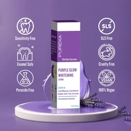 Purexa Teeth Whitening Purple Strips 3 Treatments & Purple Serum Combo (Pack of 5 Each) - 4