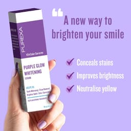 Purexa Teeth Whitening Purple Strips 3 Treatments & Purple Serum Combo (Pack of 5 Each) - 2