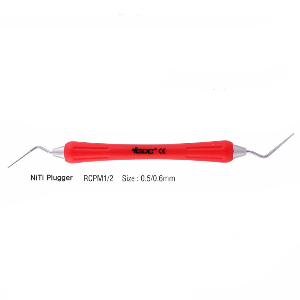 GDC NiTi Hand Plugger Red Double End Size 0.5mm/0.6mm - RCPM1/2