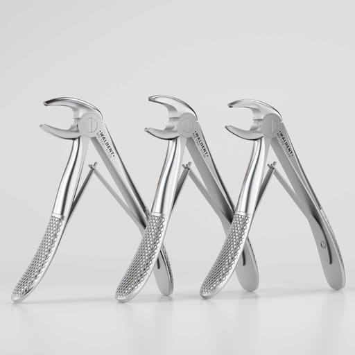 Waldent Pedo Extraction Forceps Kit Set of 7 (K1/2)