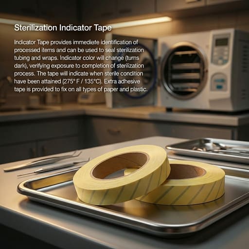 Oro Sterilization Indicator Steam Tape