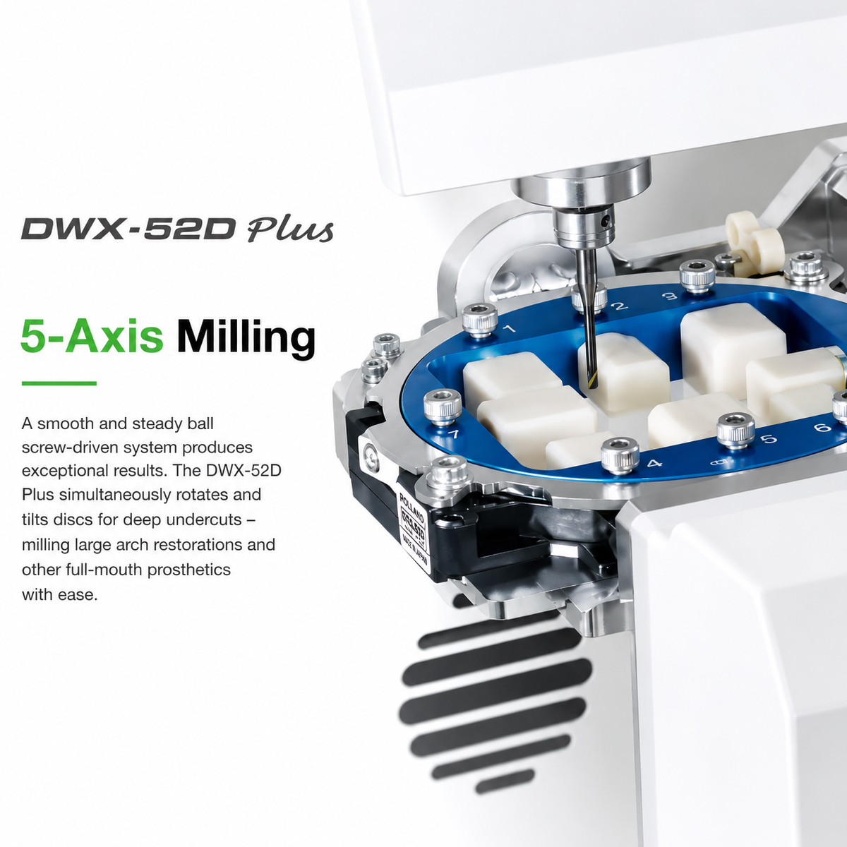 Roland DWX-52D Plus 5-Axis Dental CAD/CAM Milling Machine