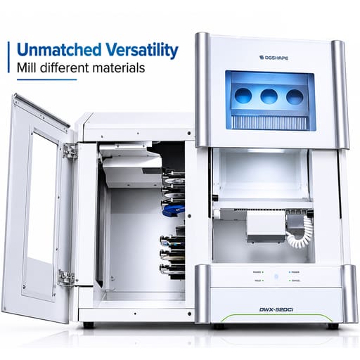 Roland DWX-52DCi Dry Dental CAD/CAM Milling Machine