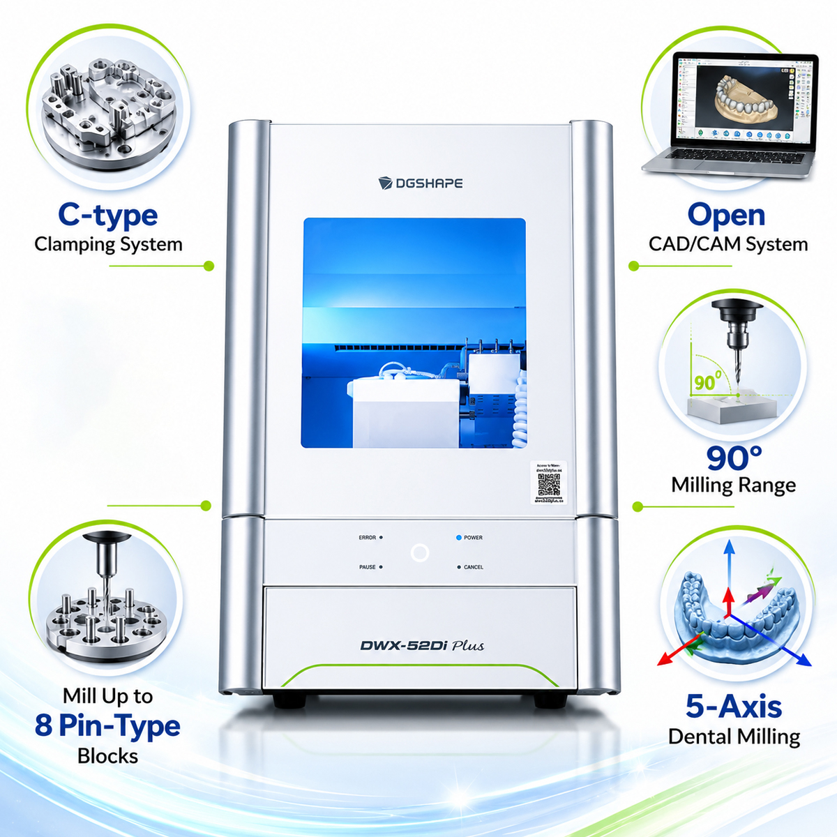 Roland DWX-52Di Plus Dental CAD/CAM Milling Machine
