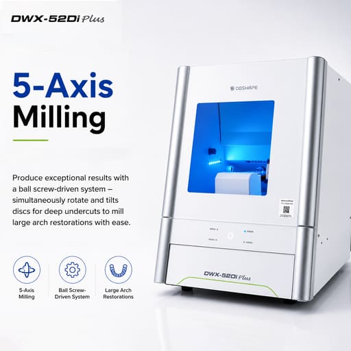 Roland DWX-52Di Plus Dental CAD/CAM Milling Machine