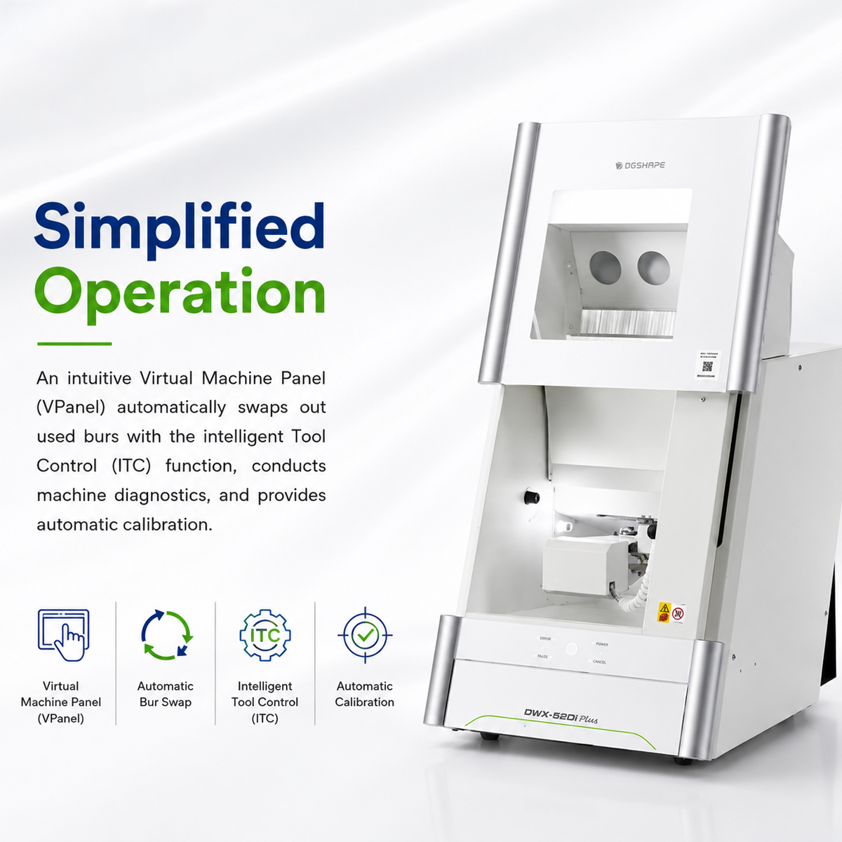 Roland DWX-52Di Plus Dental CAD/CAM Milling Machine
