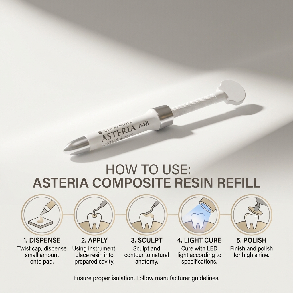 Tokuyama Palfique Asteria Refill Body Shade - A4B (Short Expiry 06-2026)