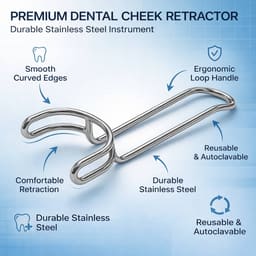 Waldent Vestibulum Lip & Cheek Retractors - 10
