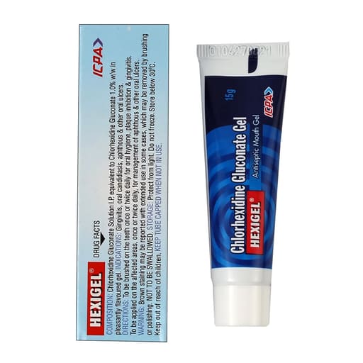 ICPA Hexigel Antiseptic Mouth Gel For Mouth Ulcers (Pack of 12)