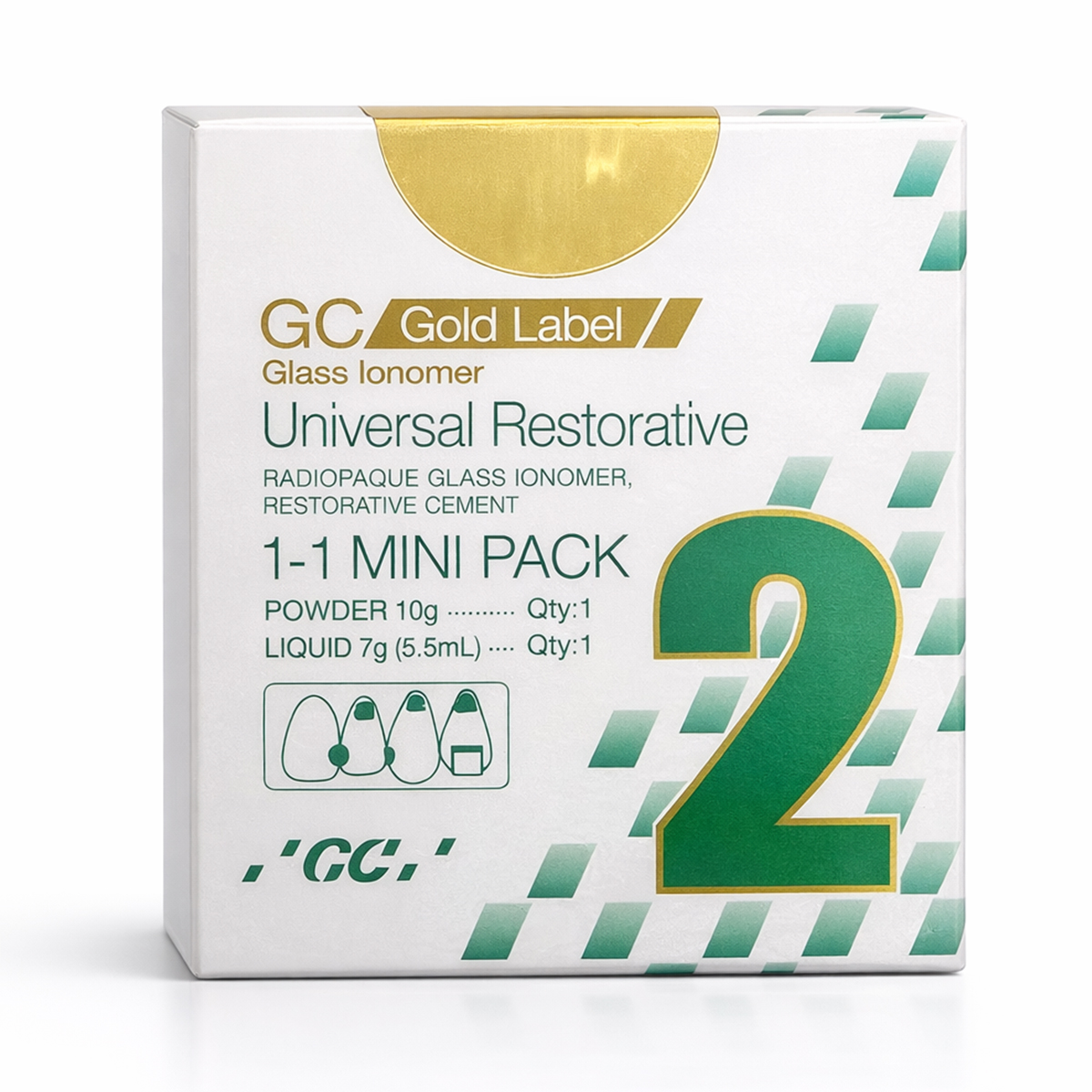 GC Gold Label 2 Glass Ionomer Restorative Cement