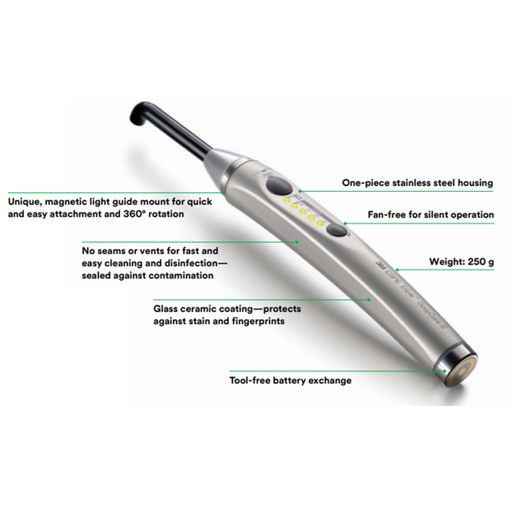 3M ESPE Elipar Deepcure S Led Curing Light And Accessories