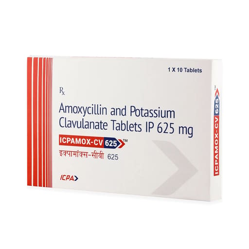 ICPA Icpamox-CV 625mg Tablets (Pack of 10)