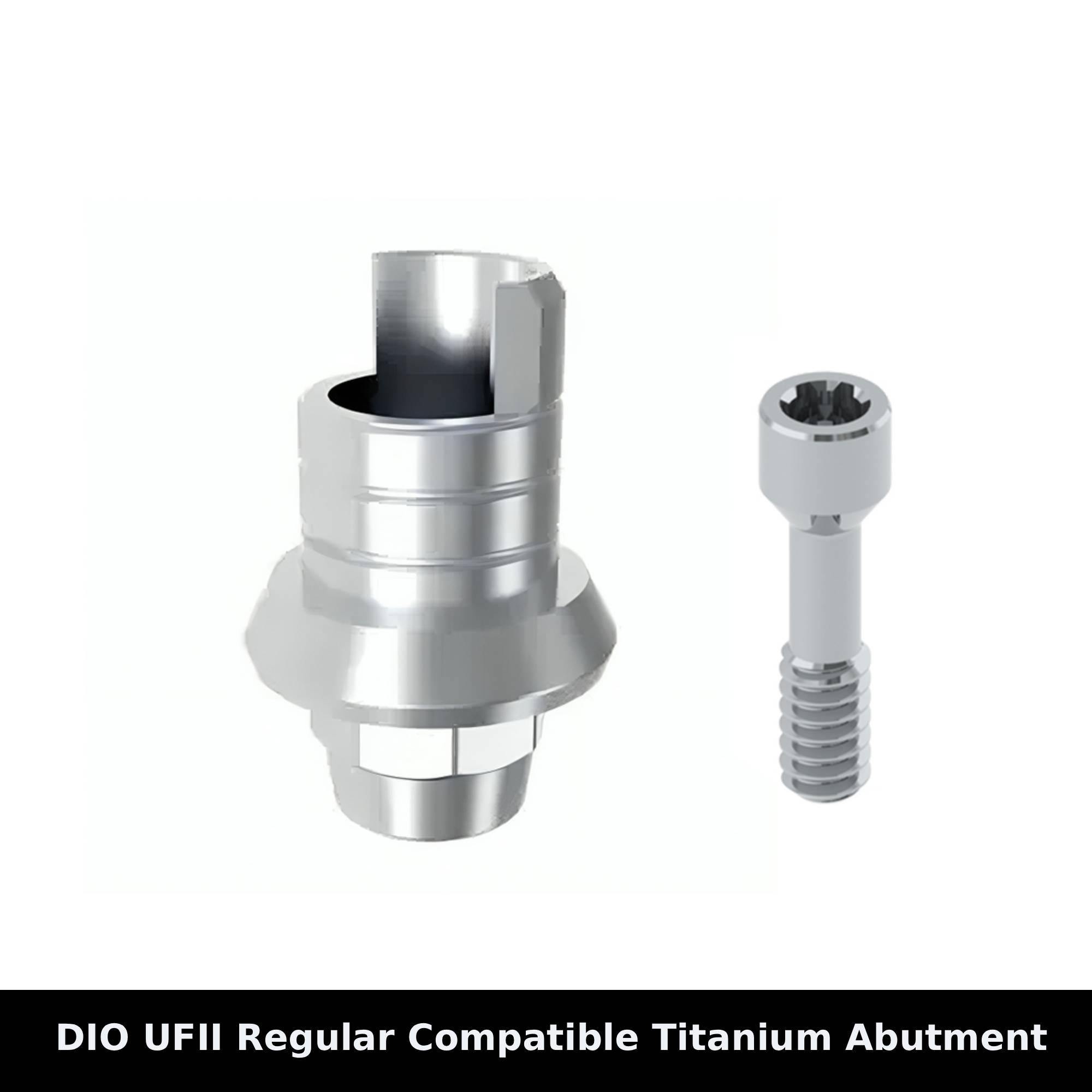 Mediden DIO UFII Regular Compatible Titanium Abutment Screw (S-32) (Pack of 10)
