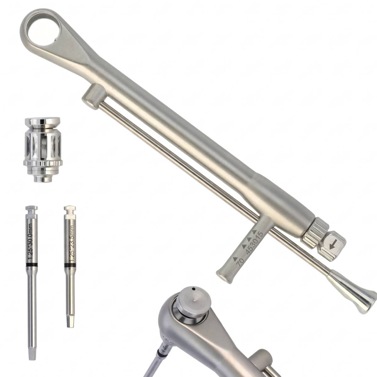 Dentaltech Implant Wrench Adapter for Latch Type Hex/implant Drivers