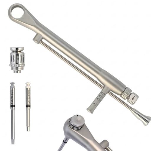 Dentaltech Implant Wrench Adapter for Latch Type Hex/implant Drivers