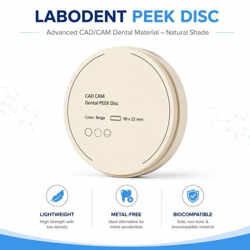 Labodent PEEK Disc for CAD/CAM – Natural Shade