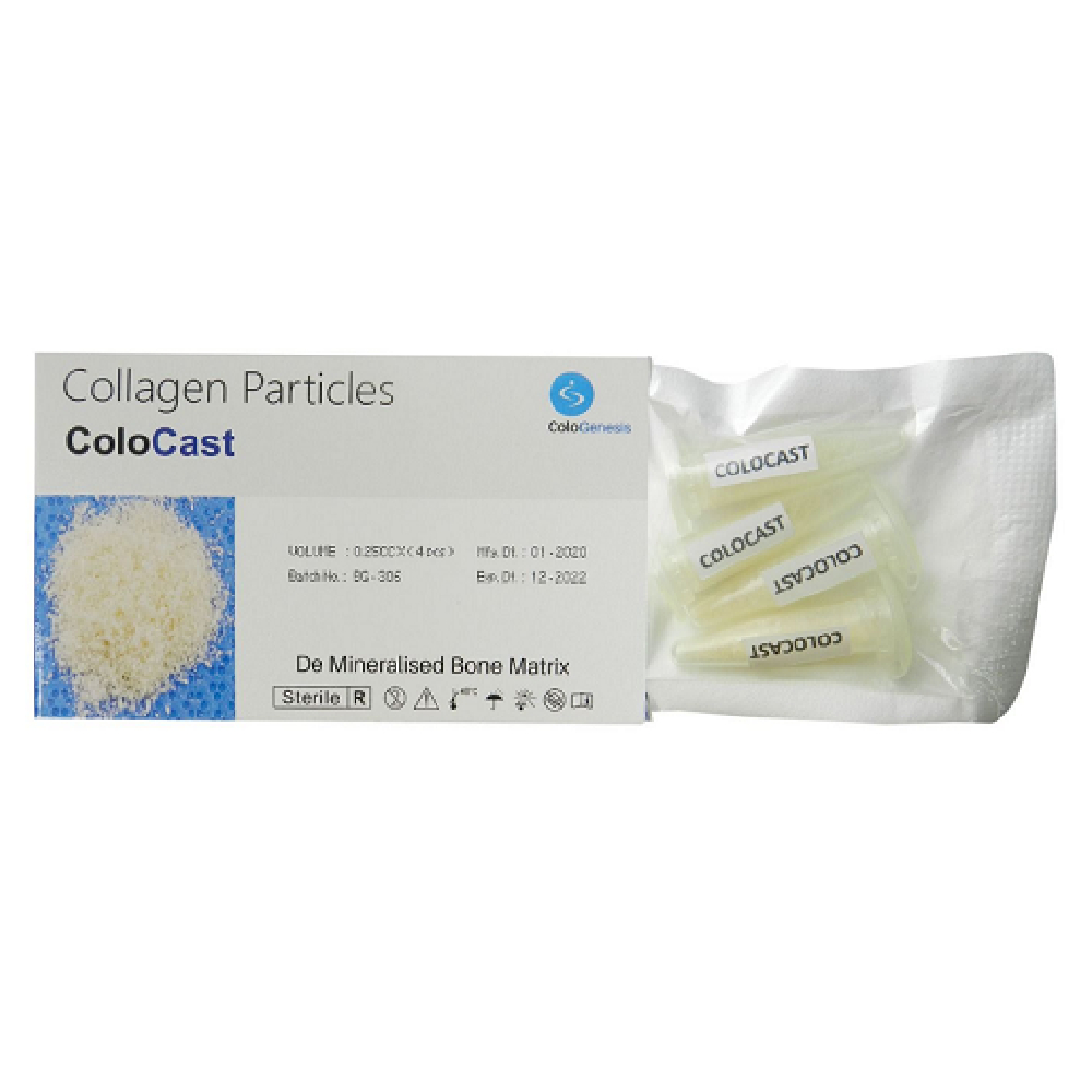 Cologenesis Colocast Bone Graft Coarse 1 CC 700 Microns - COLOC-1C