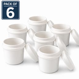Samit Porcelain Jar (Pack Of 6) - 3