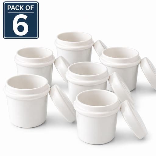 Samit Porcelain Jar (Pack Of 6)