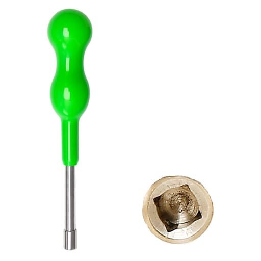 Julldent Square 4.0mm Head With Green Handle