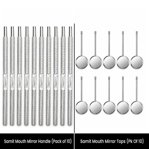 Samit Mouth Mirror & Handle (Pack Of 10)