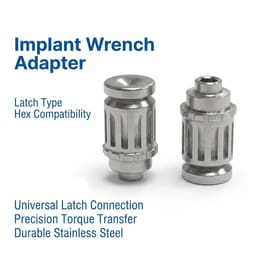 Dentaltech Implant Wrench Adapter for Latch Type Hex/implant Drivers - 7
