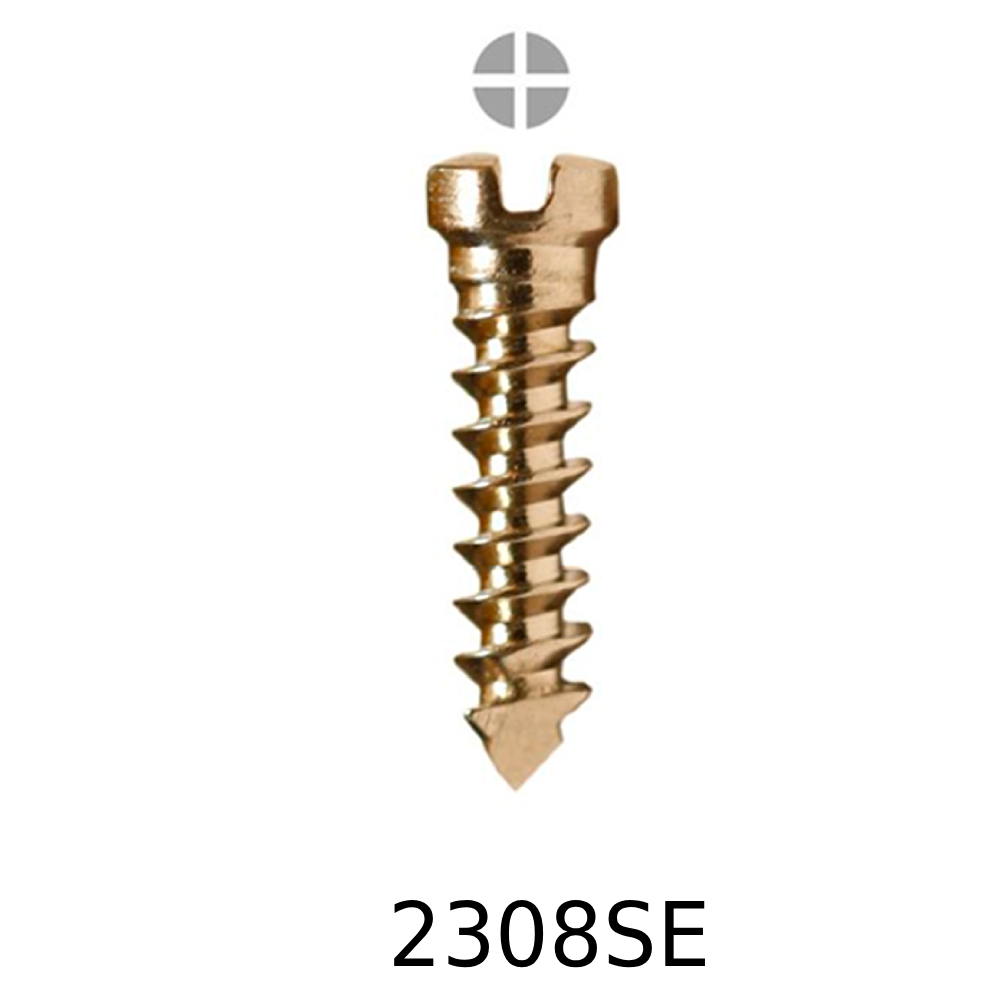 SK Surgicals SS Emergency Screws - 2.3mm x 8mm (2308SE)