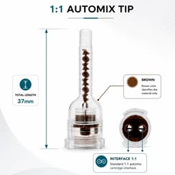 Seil Global Flat Core Mixing Tip - 1:1 (Brown) - 2