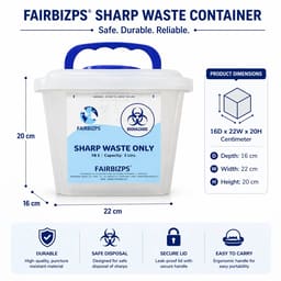 Fairbizps Bio-Medical Sharps Container  - 4