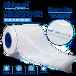 Shivaah Tyvek Grade Heat Seal Sterilization Flat Roll With Plasma Indicators - 6