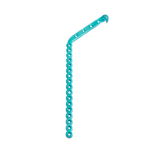 SK Surgicals Titanium Reconstruction Plates With Condyle Right - 2.5mm (20 Holes)
