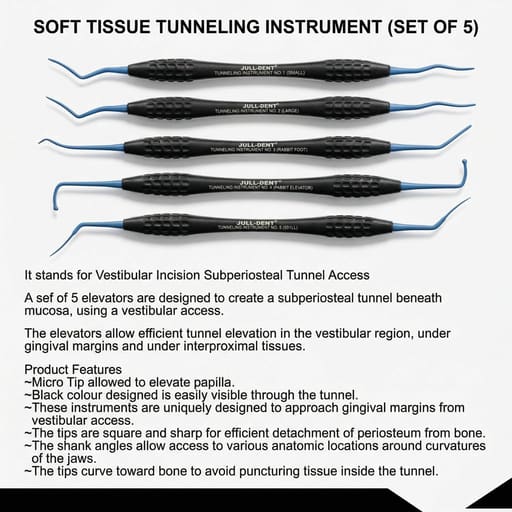 Julldent Soft Tissue Vista Tunneling Kit (JULL-DENT 182)