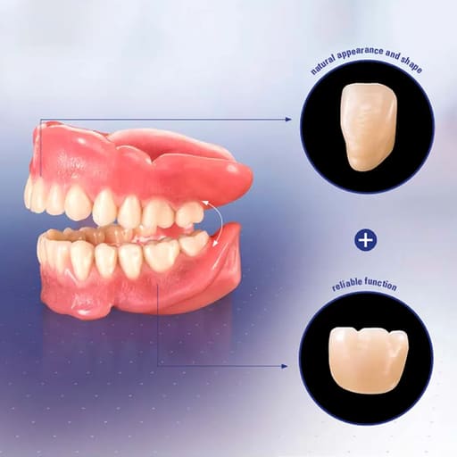 Rubydent CompacZahn Acrylic Denture Teeth A2 (Set of 28)