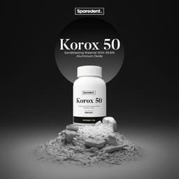Sparedent Korox 50 Powder for Dental Sandblaster/Polisher (Short Expiry 02-2027) - 8
