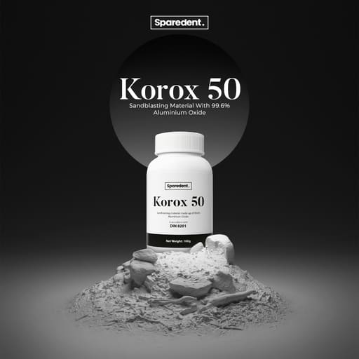 Sparedent Korox 50 Powder for Dental Sandblaster/Polisher (Short Expiry 02-2027)