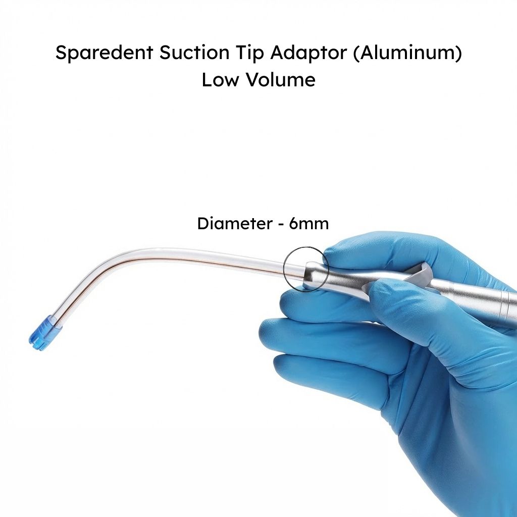 Sparedent Suction Tip Adaptor (Aluminum)