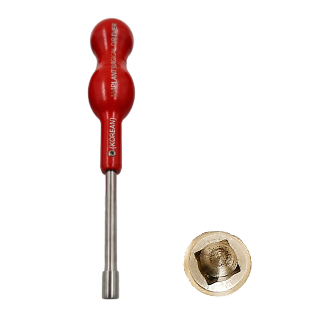 Julldent Square 4.0mm Head With Red Handle