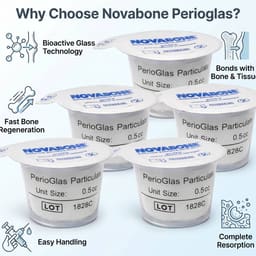 NovaBone Perioglas Bioactive Glass (6 x 0.5cc) - 4