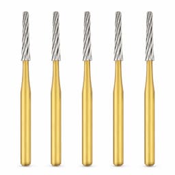 SS White Extra Long Taper Finishing Bur-12 Blades #7664 (Pack Of 5)